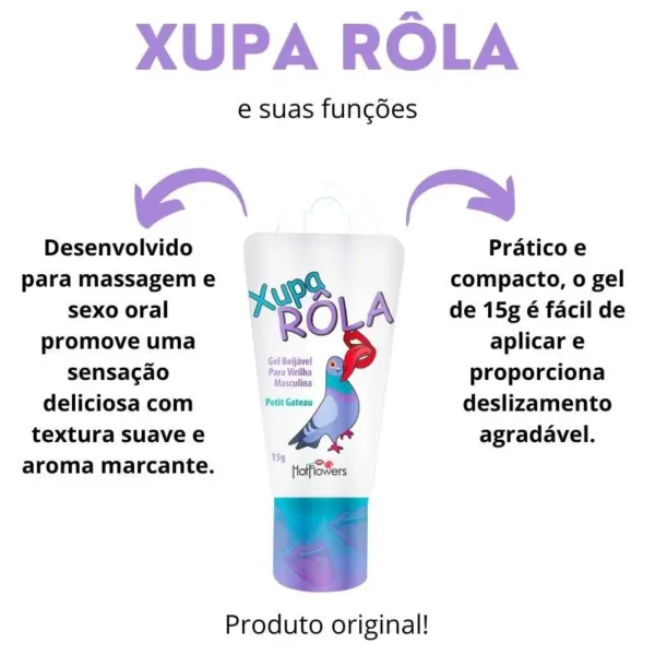 Gel Beijável Xupa Rola - Pettit Gateau - 15G - Imagem 2