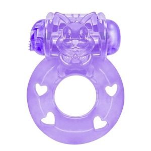 Anel Peniano com Vibro Roxo