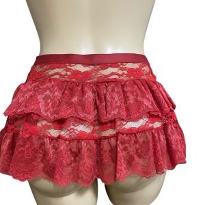 Saia sexy renda