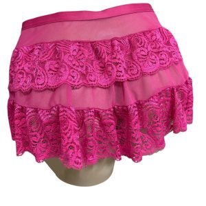 Saia sexy renda noite