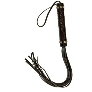 Chicote em Couro de tiras